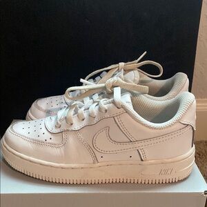 Nike White Air Force 1’s Sneakers